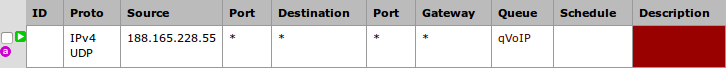 floating rules QoS pfSense